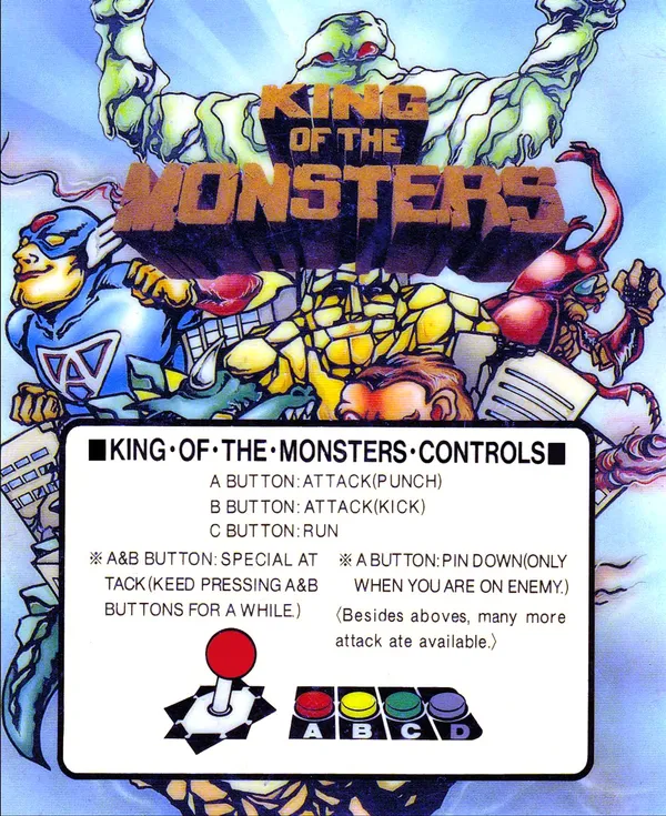 King of the Monsters mini marquee